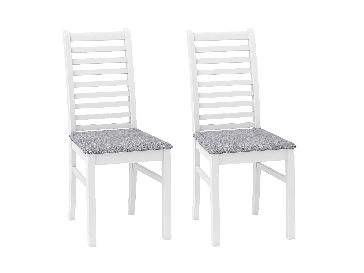 Set med stoppade matstolar, 2 st