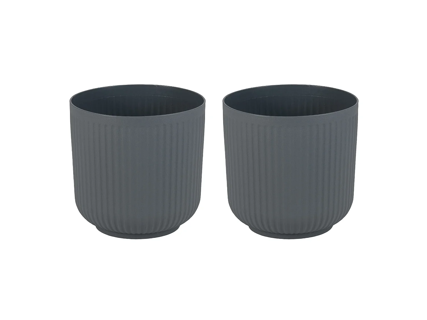 Set di vasi con foro di drenaggio - Vasi decorativi, 2 pezzi