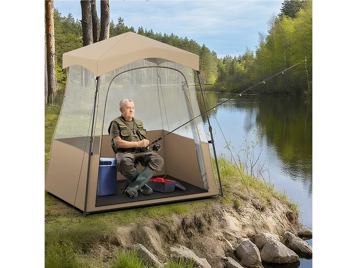 Gazebo da campeggio con borsa da trasporto Tenda 183 x 135 x 175 cm