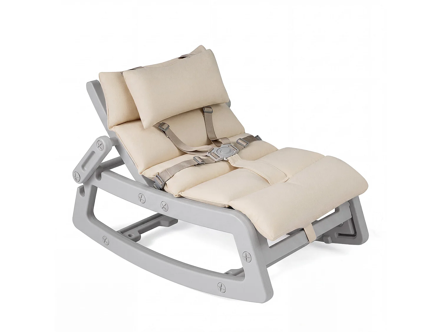 Fauteuil à bascule avec dossier réglable pour enfants