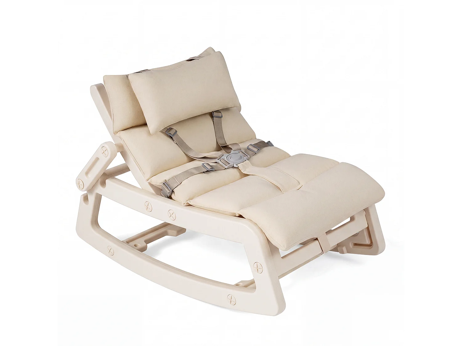 Fauteuil à bascule avec dossier réglable pour enfants