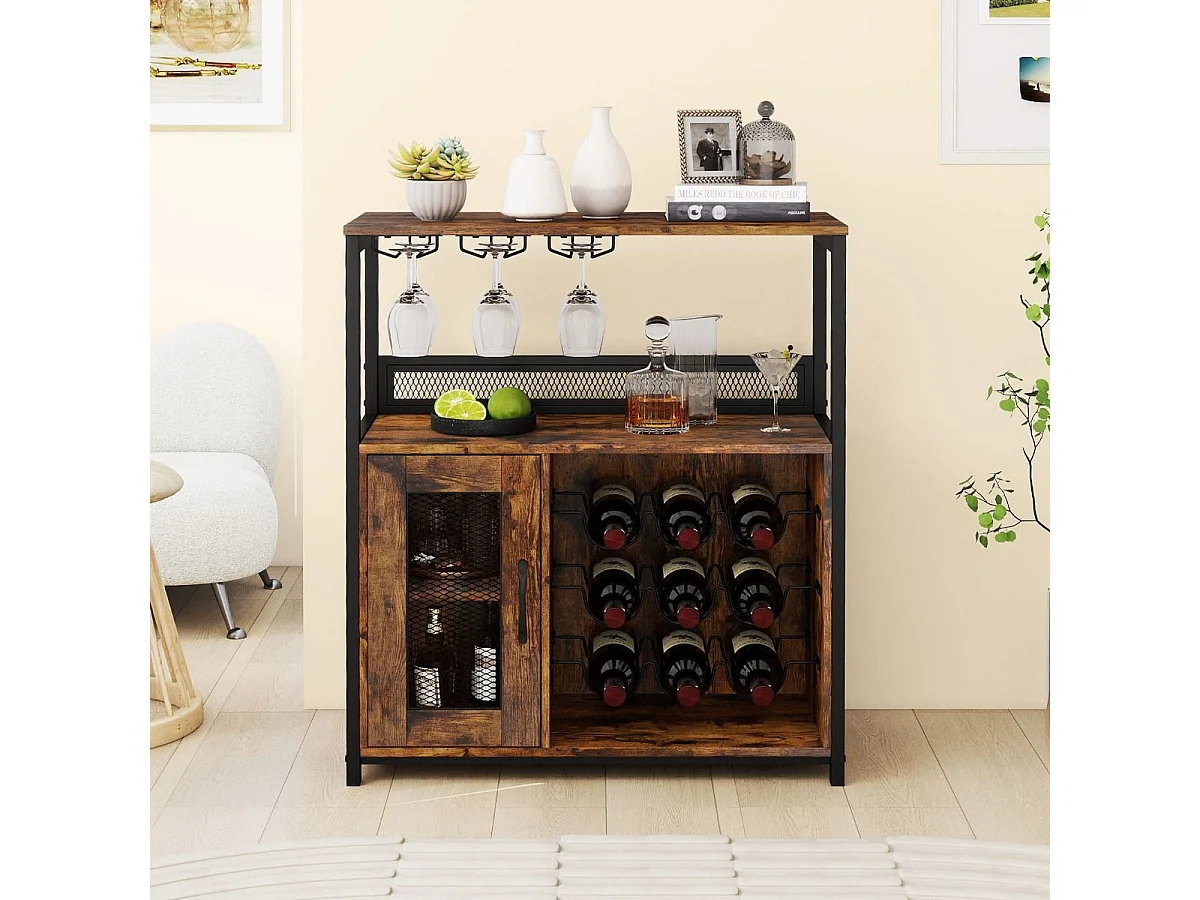 Bar-Schrank Tisch mit Platz für Flaschen
