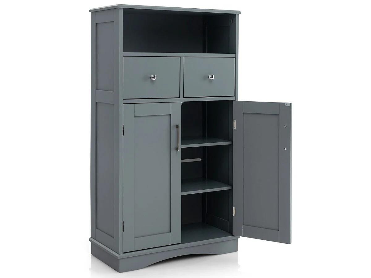 Freistehender Schrank Kommode 60 x 30 x 108 cm