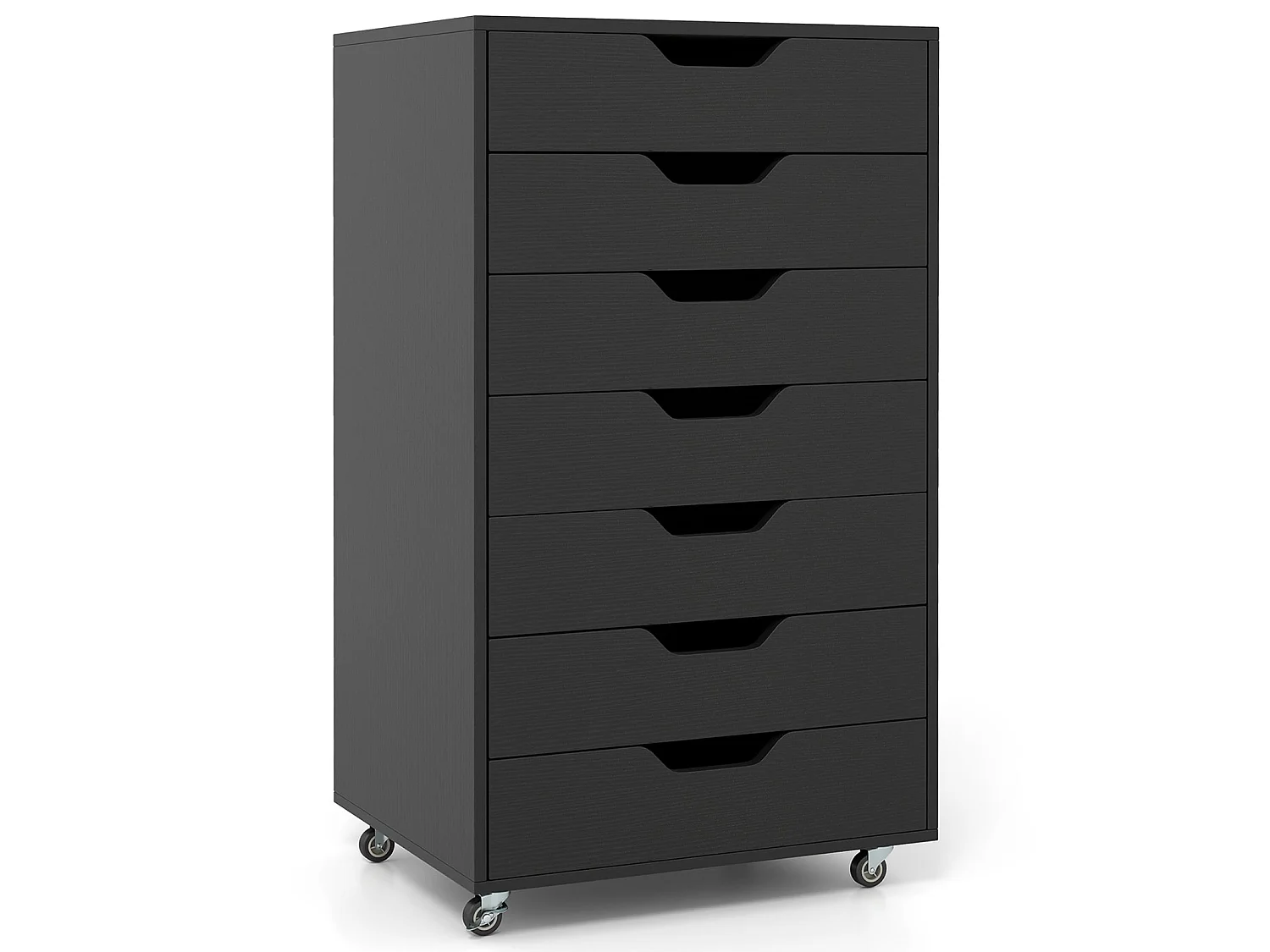 Büroschrank auf Rollen mit 7 Schubladen – Mobiler Aktenschrank