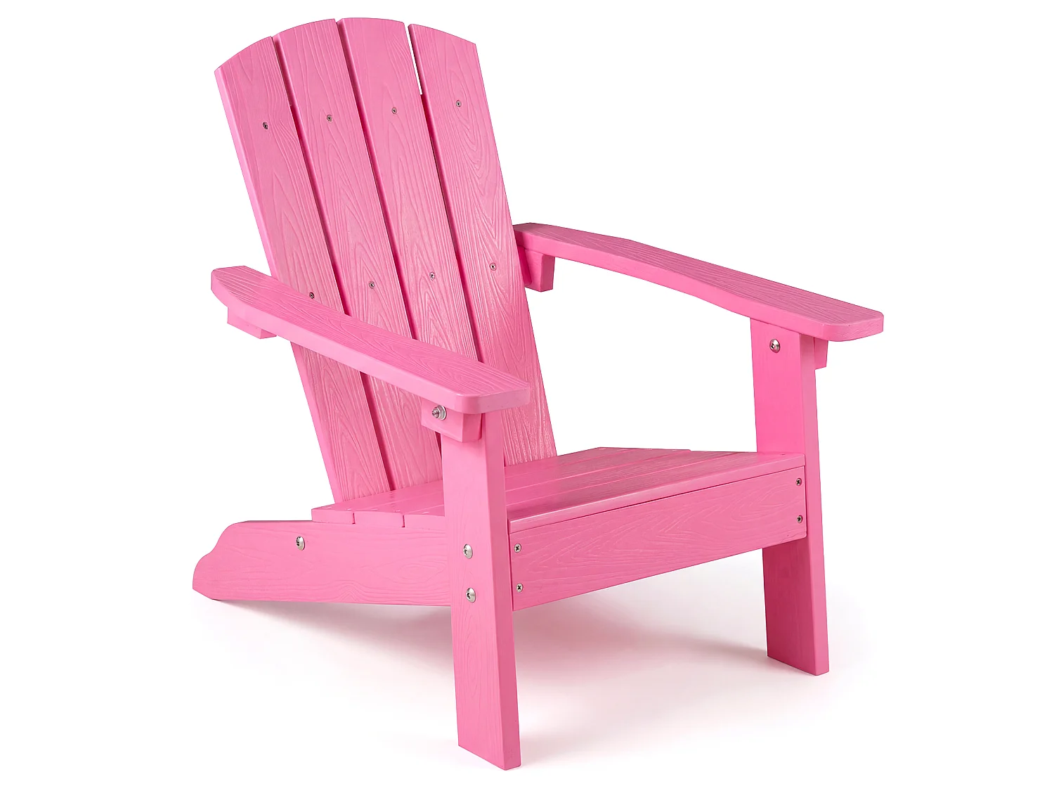 Kinder Adirondack Stuhl aus HIPS Gartenstuhl mit Ergonomischer Rückenlehne Rosa