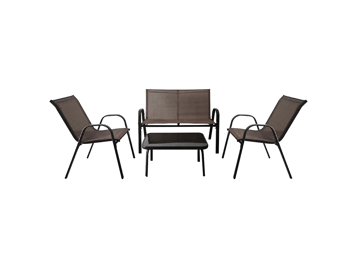 Set di mobili da giardino in 4 pezzi Mobili da giardino