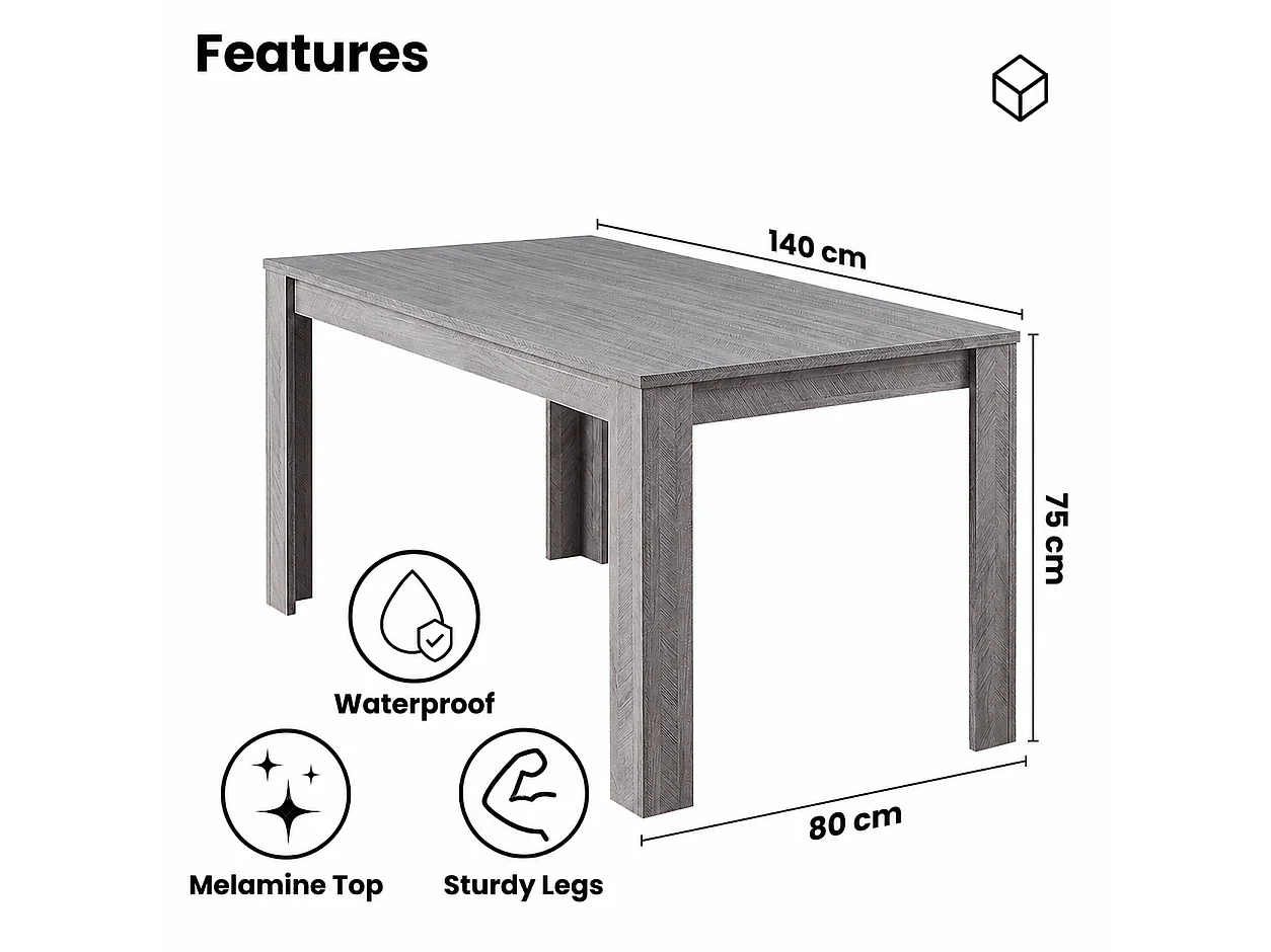Dining Table and 6 Chairs Grey 6  Grey Velvet Chairs Wood Dining Set Furniture