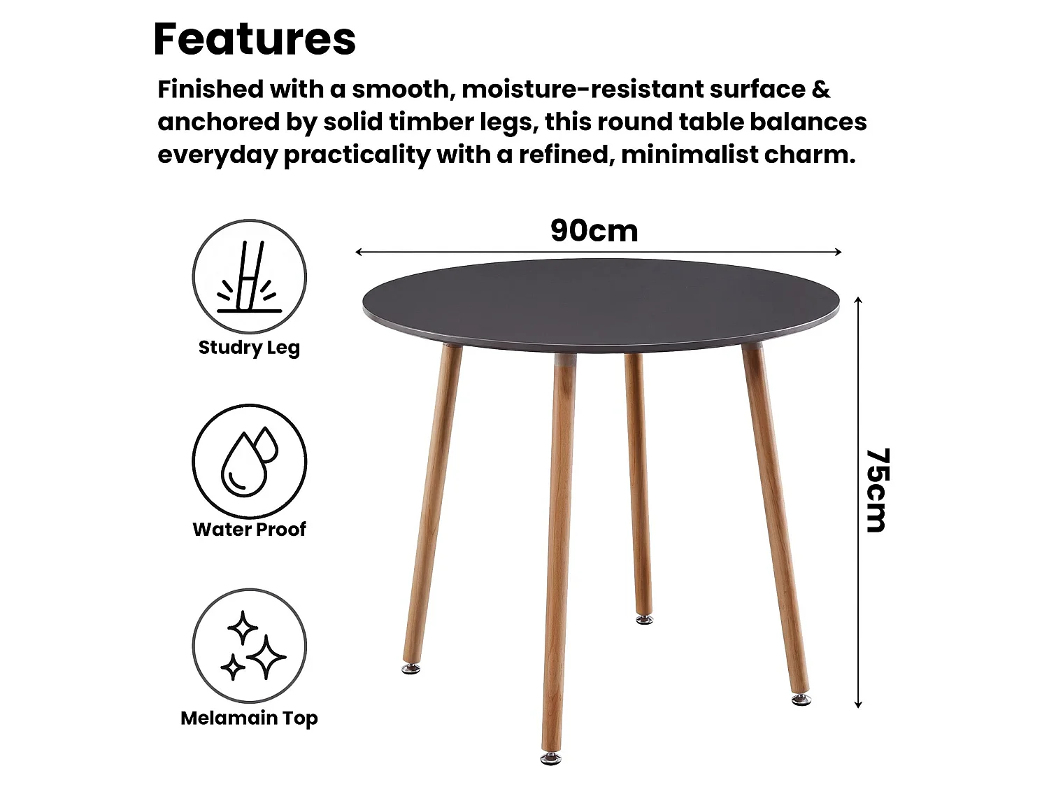 Dining Table And 4 Chairs Grey Round Table With 4 Grey Velvet Chairs Dining Room Furniture