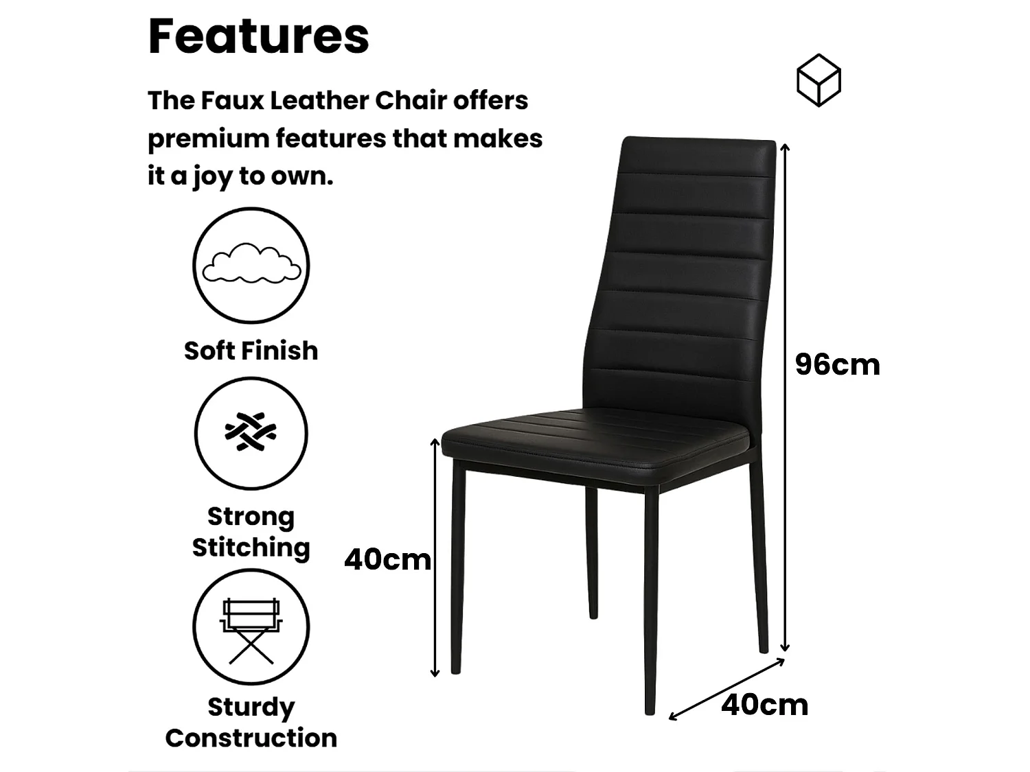 Dining Table and 6 Chairs Black Marble Effect Glass 6 Leather Black Chairs Dining Room Furniture