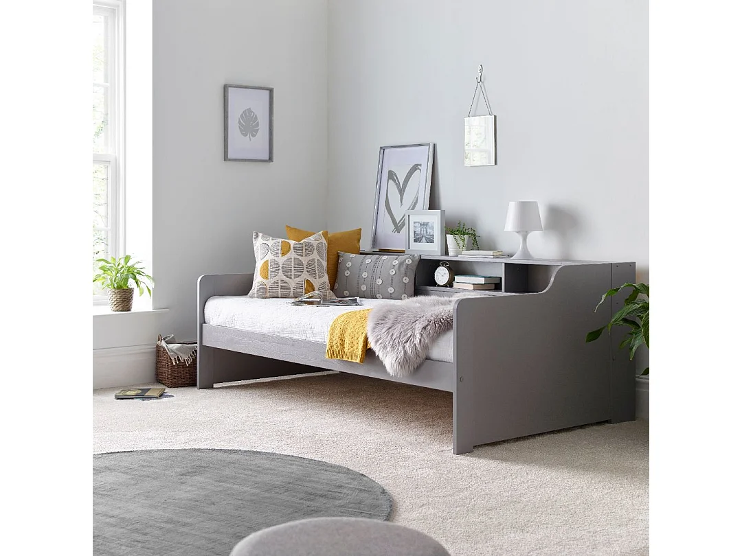 Tyler Grey Guest Bed And Trundle
