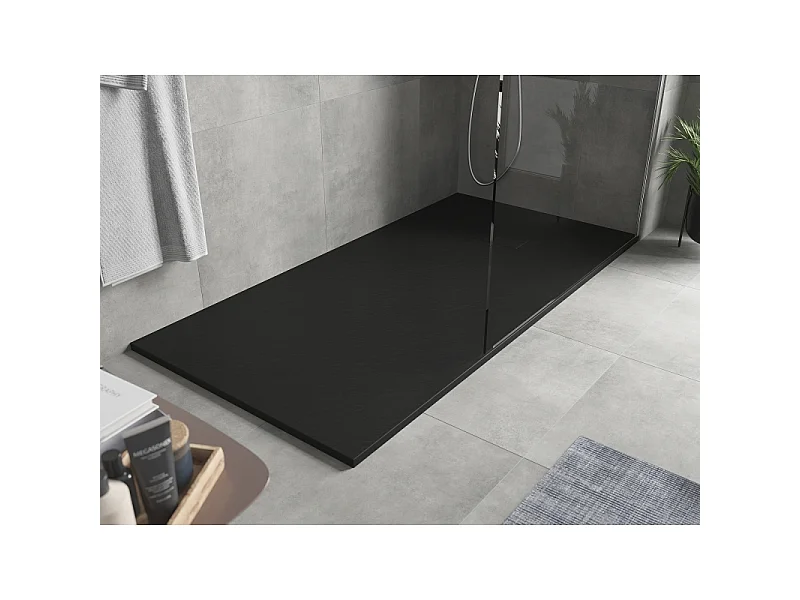 Mexen Hugo piatto doccia rettangolare SMC 170 x 80 cm, nero - 42708017