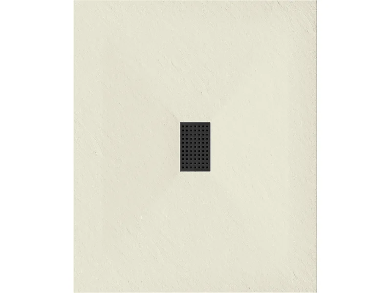 Mexen Hugo receveur de douche rectangulaire SMC 120 x 100 cm, beige, cache noire - 42691012-B