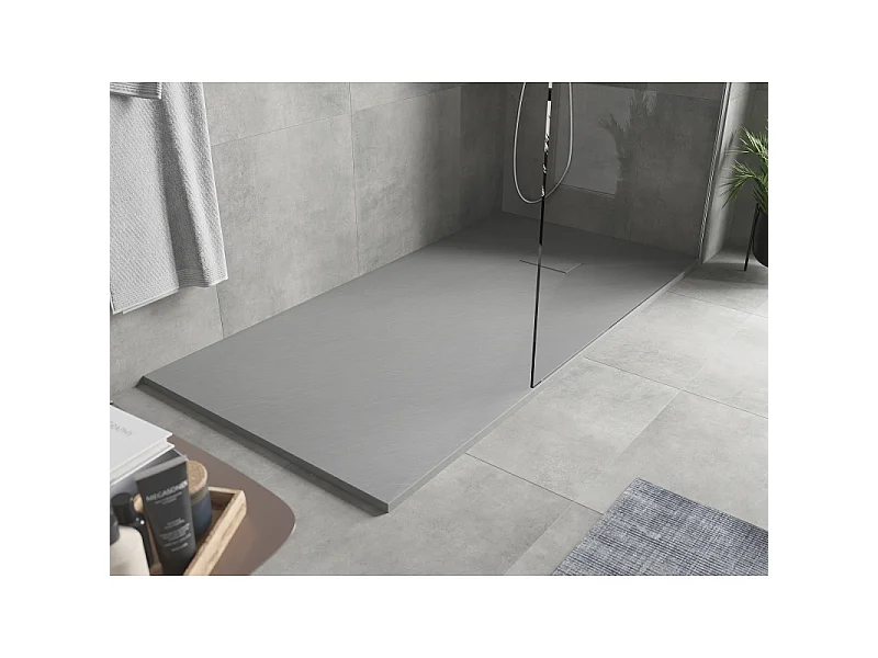 Mexen Hugo Rechteckige SMC-Duschwanne 170 x 90 cm, grau - 42619017