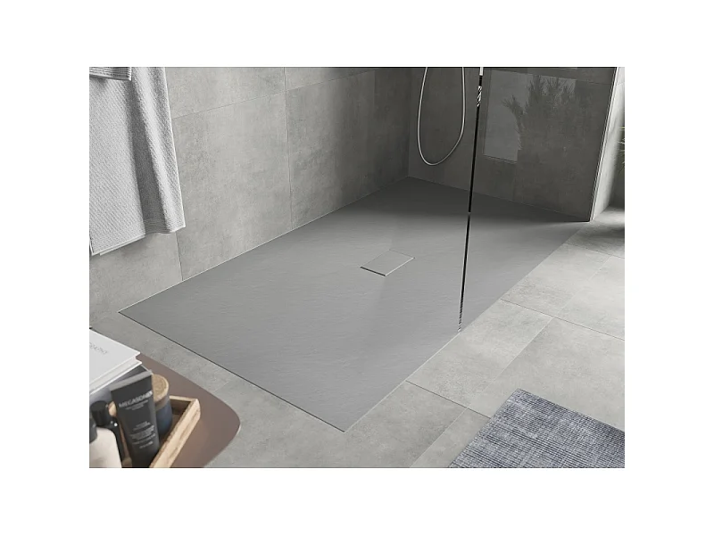 Mexen Hugo rechteckige Duschwanne SMC 160 x 100 cm, grau - 42611016