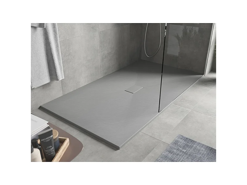 Mexen Hugo rechteckige Duschwanne SMC 160 x 100 cm, grau - 42611016