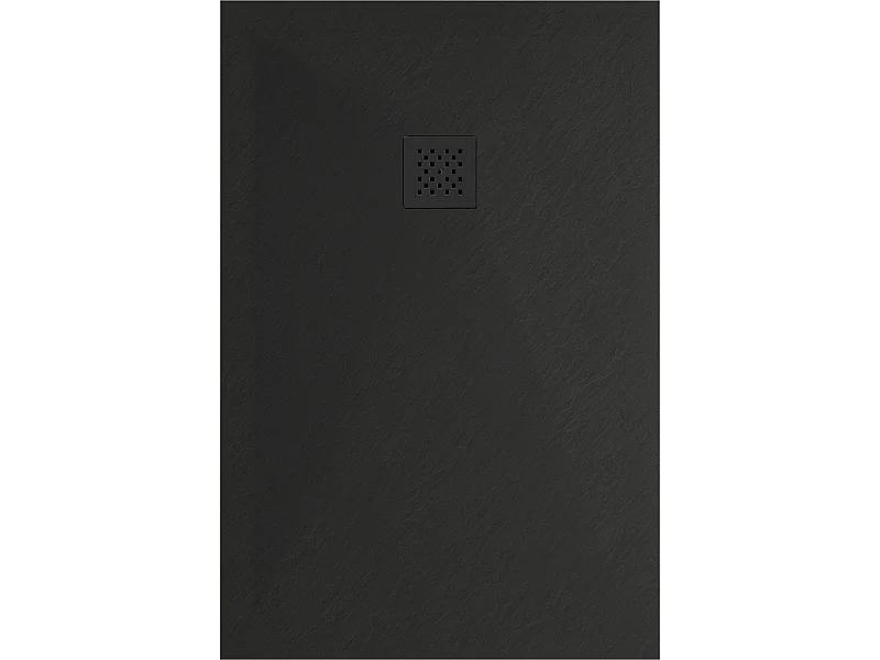 Mexen Stone+ plato de ducha rectangular de composite 120 x 90 cm, negro, cubierta negra - 44709012-B