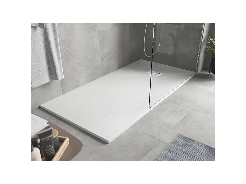 Mexen Hugo receveur de douche rectangulaire SMC 180 x 80 cm, blanc, cache blanc - 42108018-W