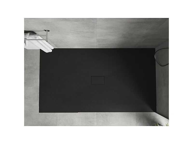 Mexen Hugo rechteckige Duschwanne SMC 150 x 100 cm, schwarz - 42701015