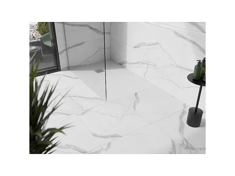 Mexen Stone+ rechthoekige composieten douchebak 110 x 90 cm, wit - 44109011
