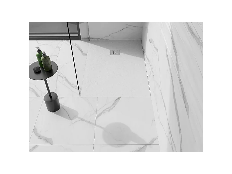 Mexen Stone+ rechthoekige composieten douchebak 110 x 90 cm, wit - 44109011