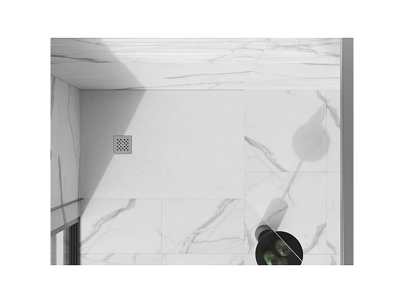 Mexen Stone+ rechthoekige composieten douchebak 110 x 90 cm, wit - 44109011