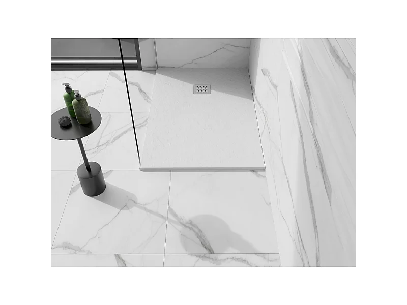 Mexen Stone+ rechthoekige composieten douchebak 110 x 90 cm, wit - 44109011