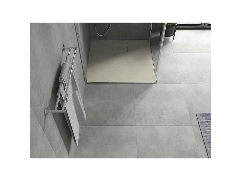 Mexen Hugo quadratische Duschwanne SMC 80 x 80 cm, beige - 42698080