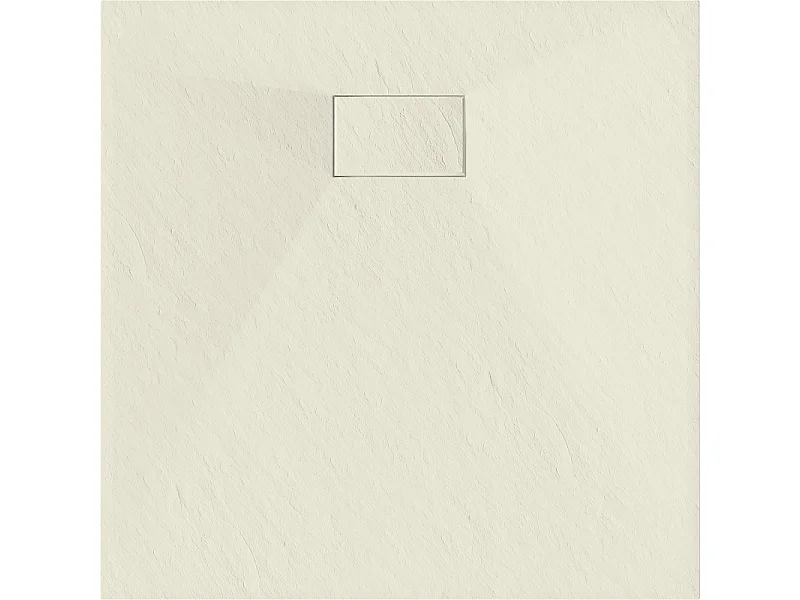 Mexen Hugo quadratische Duschwanne SMC 80 x 80 cm, beige - 42698080