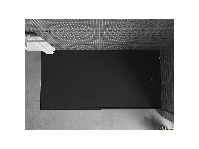 Mexen Amon piatto doccia rettangolare SMC 140 x 80 cm, nero - 4F708014