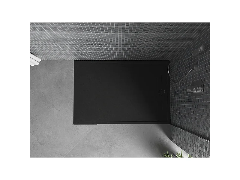 Mexen Amon piatto doccia rettangolare SMC 120 x 80 cm, nero - 4F708012