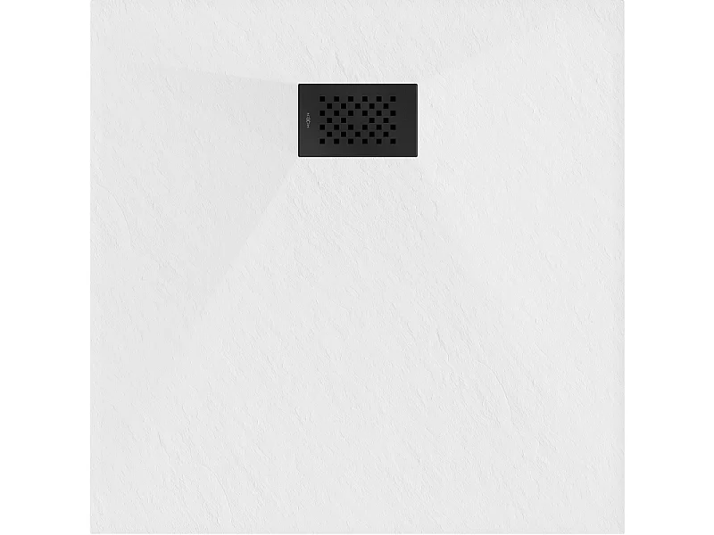 Mexen Hugo receveur de douche carré SMC 80 x 80 cm, blanc, cache noir - 42108080-B