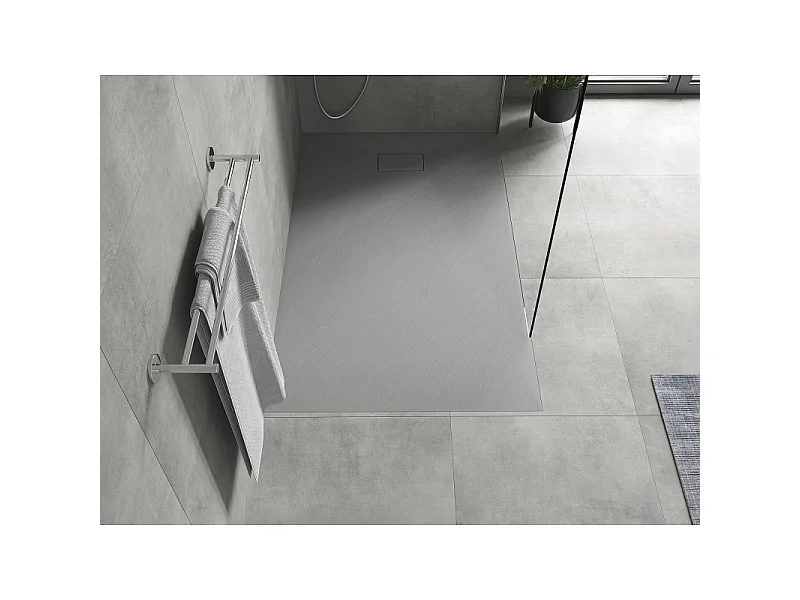 Mexen Hugo rechteckige Duschwanne SMC 150 x 70 cm, grau - 42617015