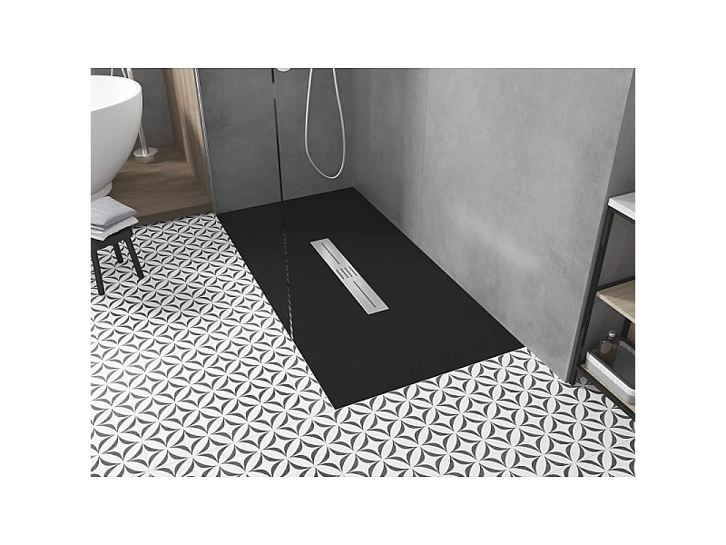 Mexen Toro rectangular shower tray SMC 150 x 70 cm, black - 43707015