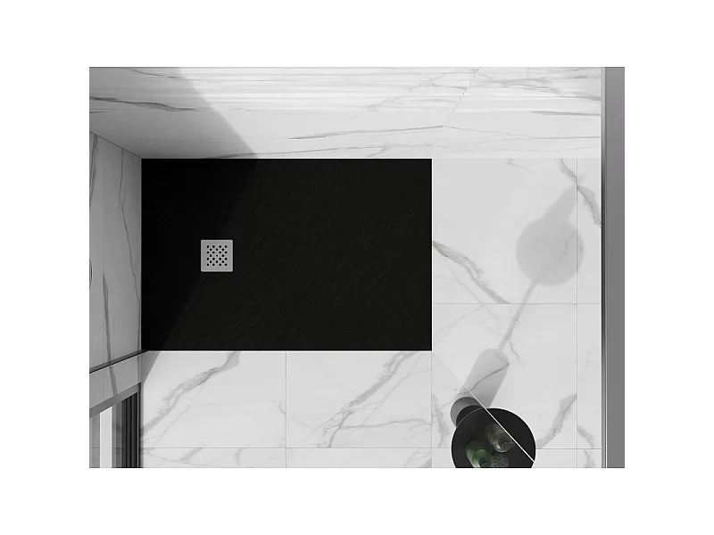 Mexen Stone+ piatto doccia composito rettangolare 140 x 100 cm, nero - 44701014