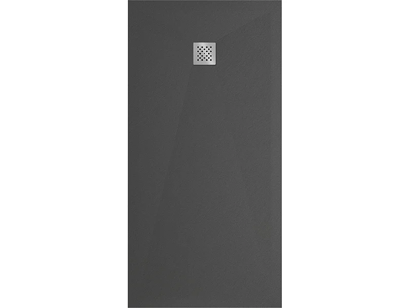 Mexen Stone+ plato de ducha rectangular de composite 180 x 70 cm, antracita - 44717018