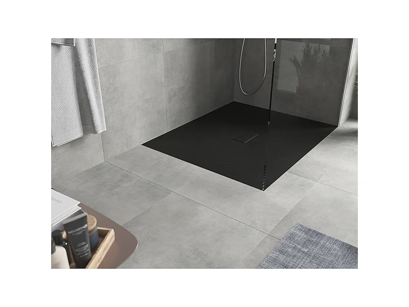 Mexen Hugo receveur de douche rectangulaire SMC 120 x 100 cm, noir - 42701012