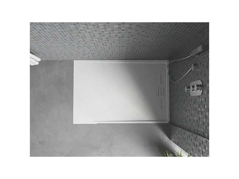 Mexen Amon rechthoekige douchebak SMC 90 x 80 cm, wit - 4F108090