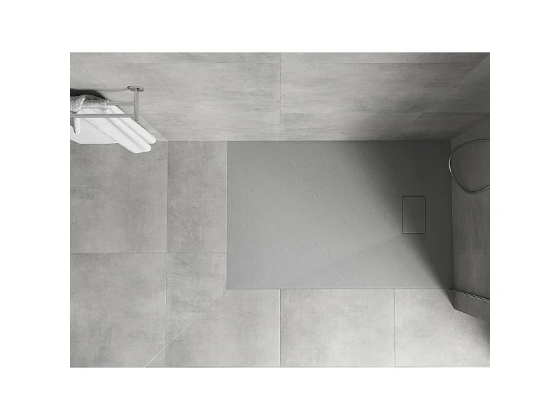 Mexen Hugo rectangular shower tray SMC 90 x 70 cm, grey - 42617090