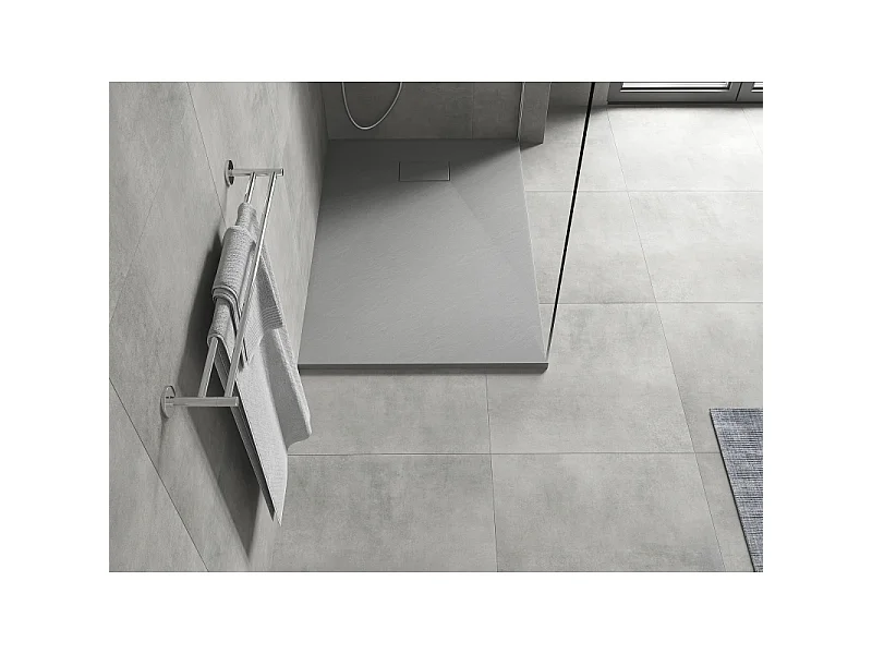 Mexen Hugo rectangular shower tray SMC 90 x 70 cm, grey - 42617090