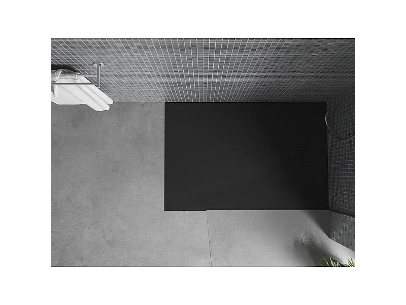 Mexen Bert piatto doccia rettangolare SMC 140 x 80 cm, nero - 4K708014