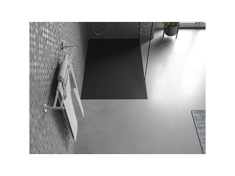 Mexen Bert piatto doccia rettangolare SMC 90 x 80 cm, nero - 4K708090