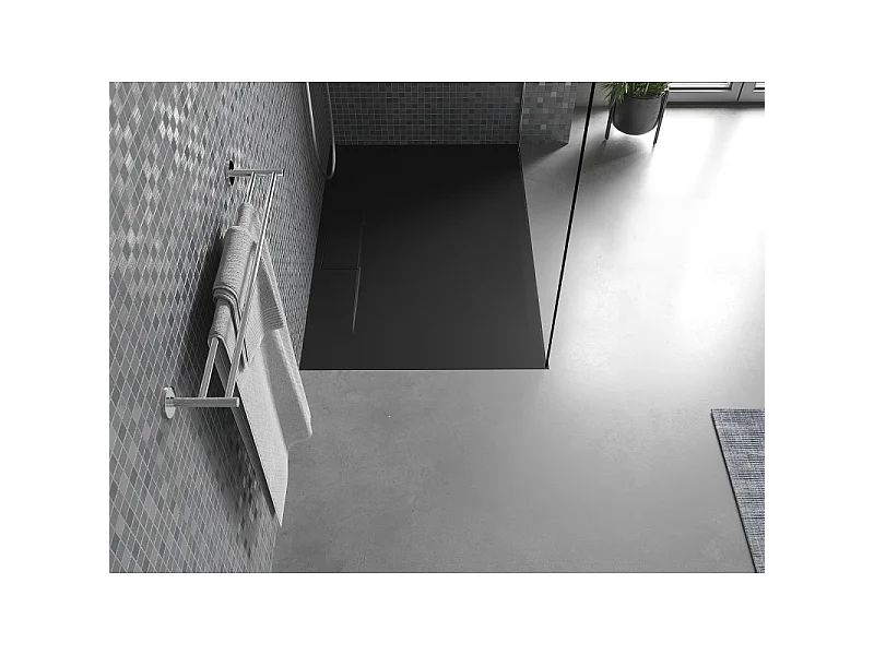 Mexen Egon base de duche retangular SMC 120 x 90 cm, preta - 4R709012