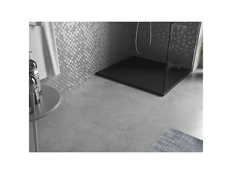 Mexen Amon rechteckige Duschwanne SMC 100 x 90 cm, schwarz - 4F709010