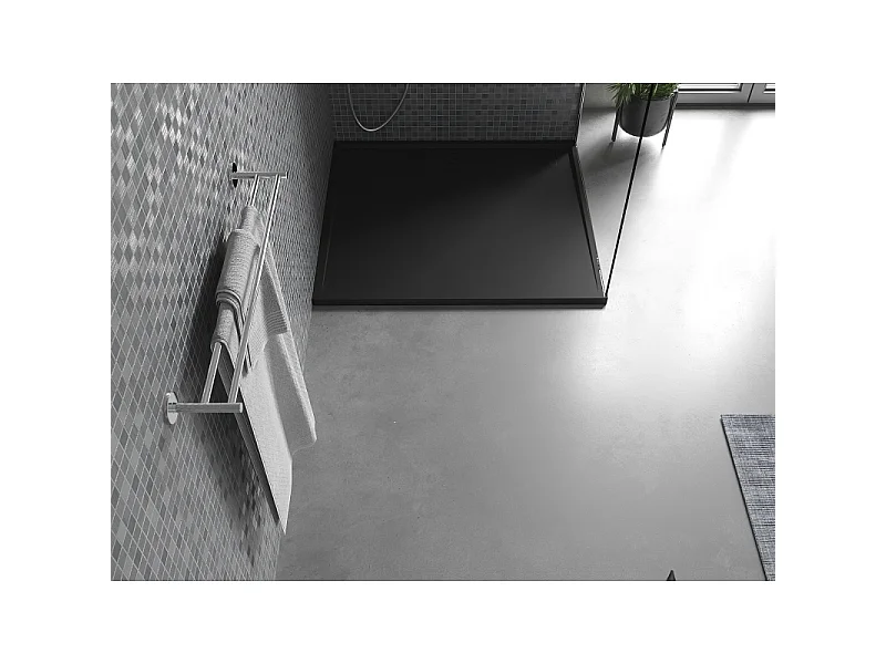 Mexen Amon rechteckige Duschwanne SMC 100 x 90 cm, schwarz - 4F709010
