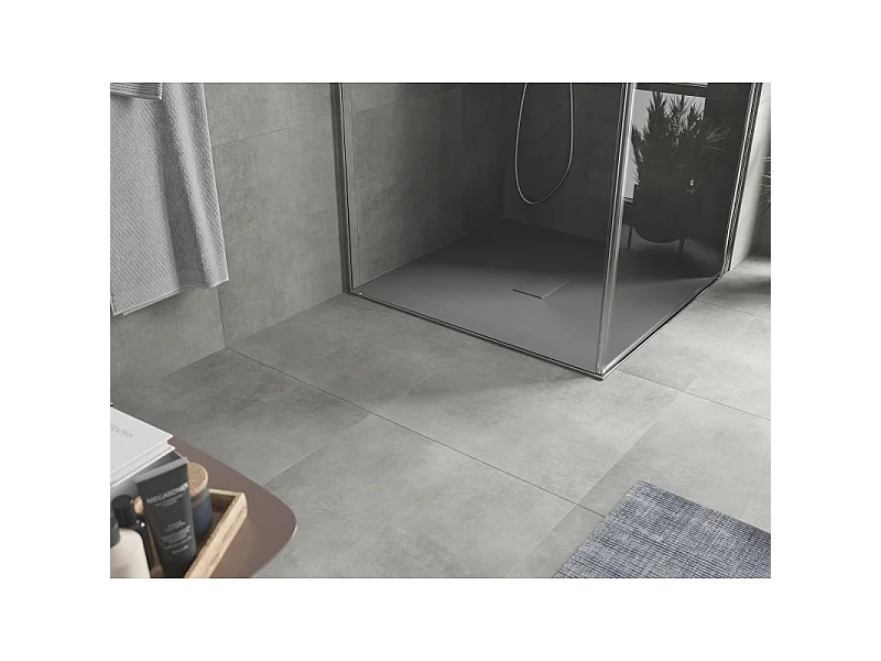 Mexen Hugo plato de ducha cuadrado SMC 100 x 100 cm, gris - 42611010