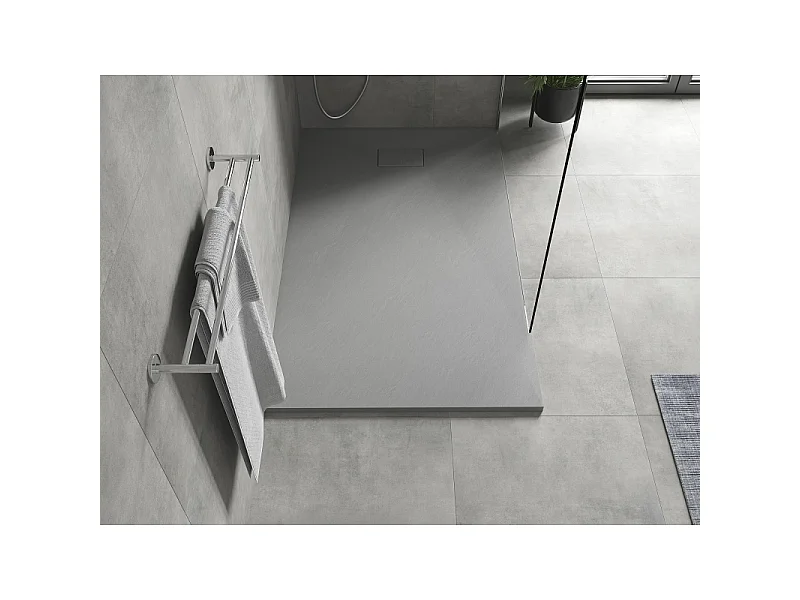 Mexen Hugo Rechteckige Duschwanne SMC 150 x 80 cm, grau - 42618015