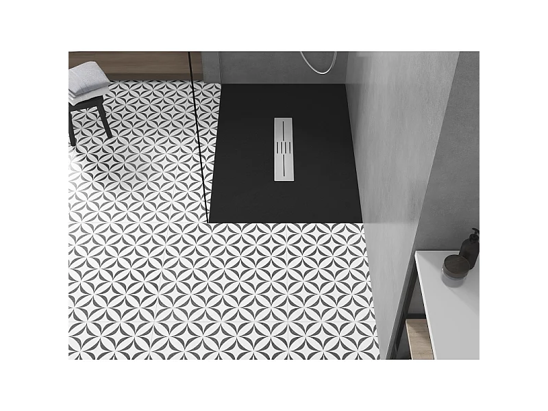 Mexen Toro piatto doccia rettangolare SMC 100 x 70 cm, nero - 43707010