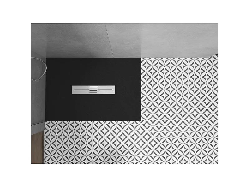 Mexen Toro piatto doccia rettangolare SMC 100 x 70 cm, nero - 43707010