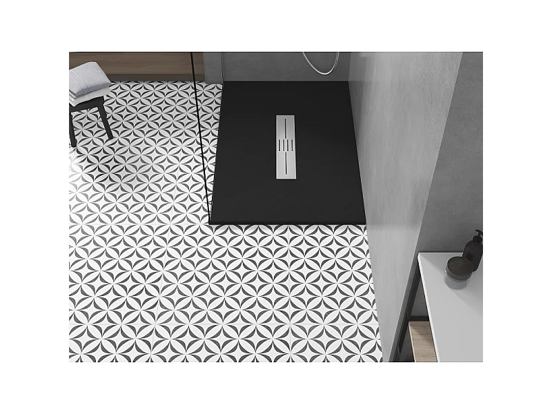 Mexen Toro piatto doccia rettangolare SMC 100 x 70 cm, nero - 43707010