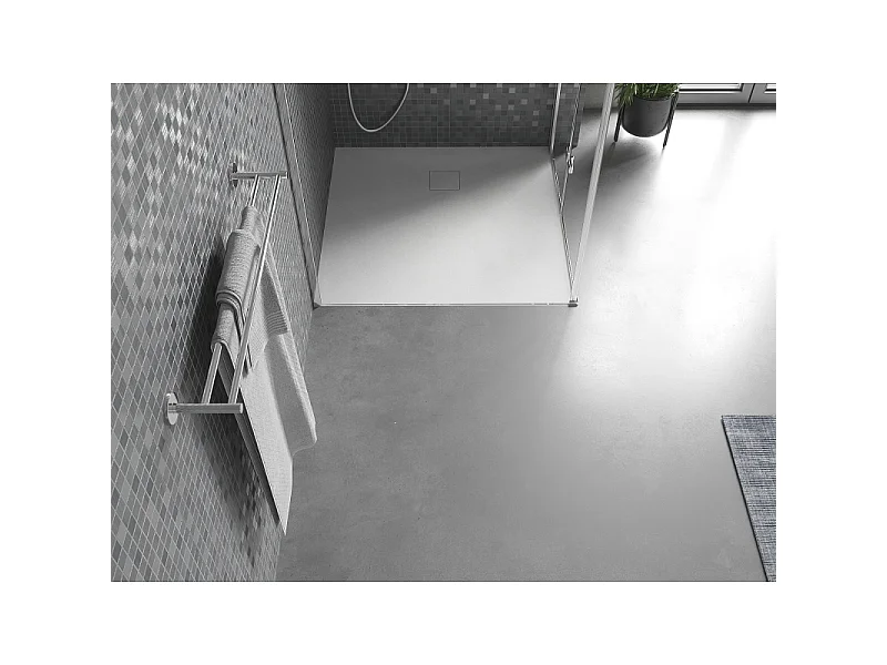 Mexen Bert piatto doccia quadrato SMC 90 x 90 cm, bianco - 4K109090